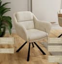 S-Style Möbel Polsterstuhl Carl Cord-Optik Beige Bild 3