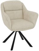 S-Style Möbel Polsterstuhl Carl Cord-Optik Beige Bild 4