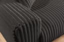 S-Style Möbel 3-Sitzer Sofa Mollis Plüschcord Dunkelgrau Bild 5