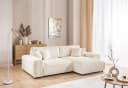 S-Style Möbel Ecksofa Mollis mit Schlaffunktion und Bettkasten Hellbeige Bild 1