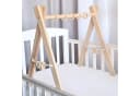 LuMali Baby Gym Holz Spielbogen Klappbar Naturholz Kiefer Bild 2