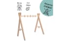 LuMali Baby Gym Holz Spielbogen Klappbar Naturholz Kiefer Bild 5