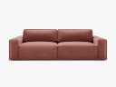 Micadoni Sofa Victor 3-Sitzer Rosa Samt mit Bettfunktion Bild 2