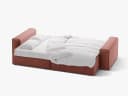 Micadoni Sofa Victor 3-Sitzer Rosa Samt mit Bettfunktion Bild 5