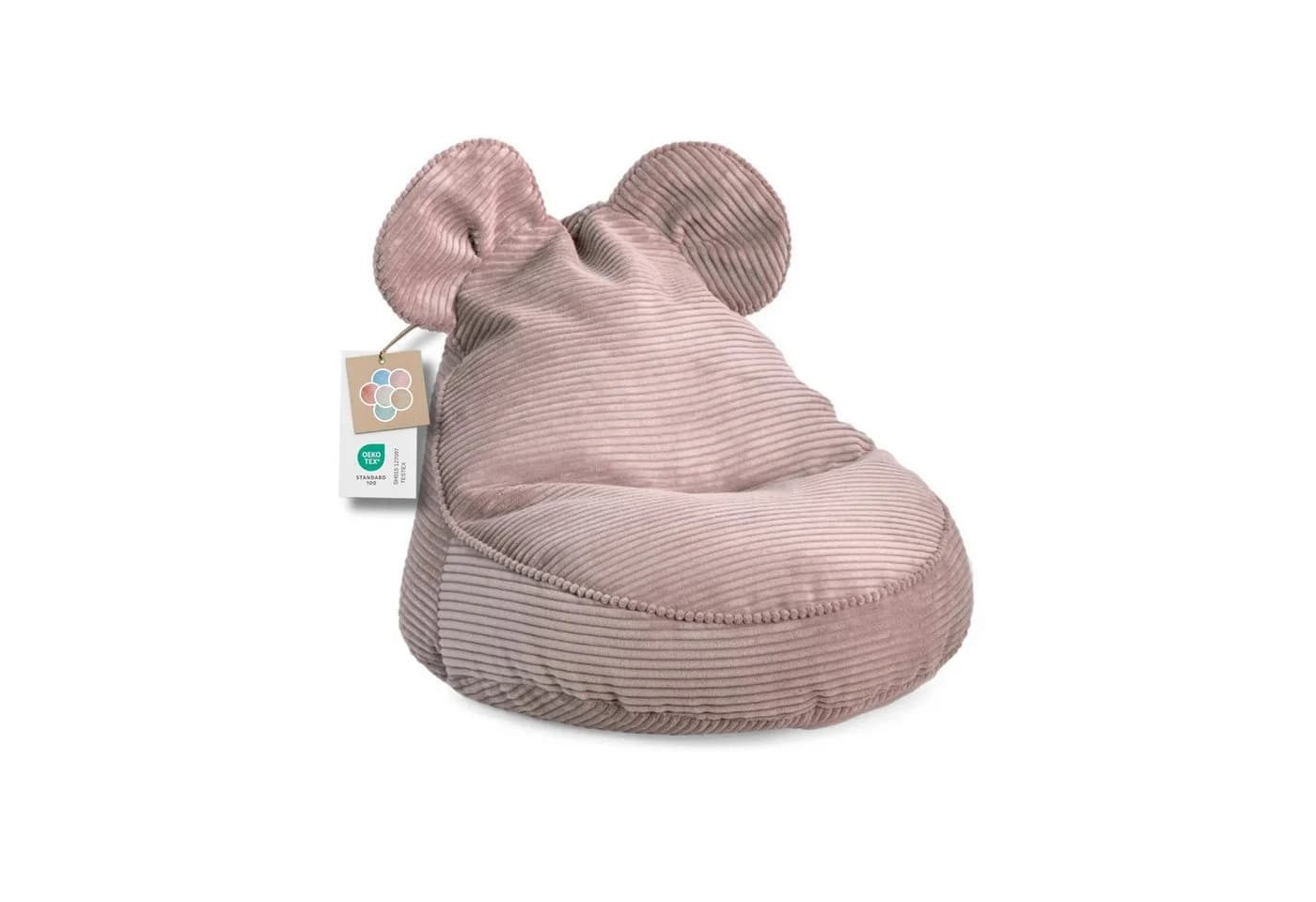 FAVRE Sitzsack KIDS SWEET mit Ohren Rosa Cord - Bild 2