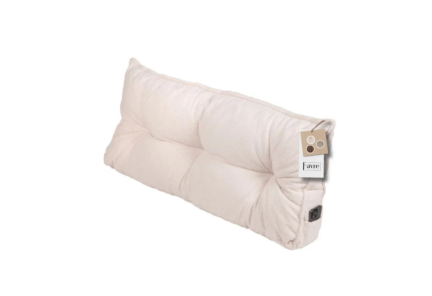 FAVRE Rückenkissen für Bett und Sofa - Beige Bouclé - Bild 2