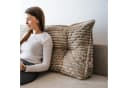 FAVRE Rückenkissen Beige Formstabil Abnehmbarer Bezug Bett Sofa Bild 1