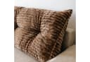 FAVRE Rückenkissen Beige Formstabil Abnehmbarer Bezug Bett Sofa Bild 5