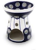 Bunzlauer Keramik Aromalampe Blau Dekor 8 Bild 2