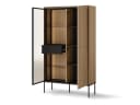 Compleo Vitrine Modern Eiche Linearer 90 cm Bild 3