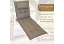 Herlag Liegenauflage Ava Polster Taupe UV-Schutz Extra Dick Bild 3