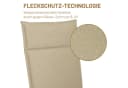 Herlag Hochlehnerauflage Bea Beige Wasserabweisend Bild 5