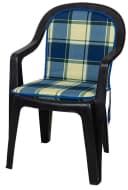 KETTtex Polsterauflage Monoblock niedrig 2163 blau-grün kariert Bild 1