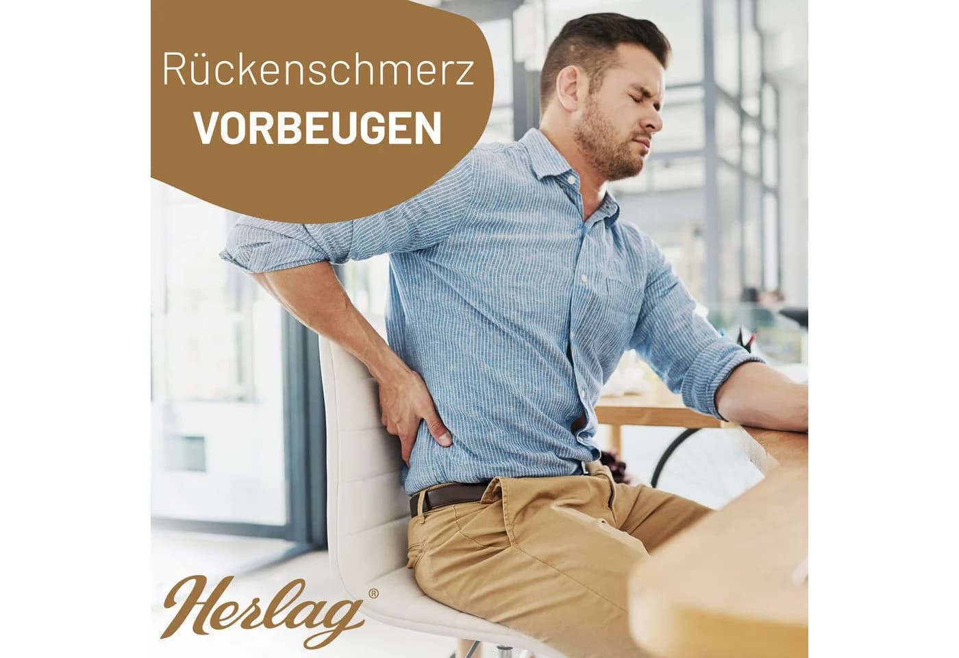 Herlag Keilkissen Stella Ergonomisches Sitzkeilkissen Schwarz - Bild 4