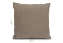 Herlag Dekokissen SUNNY Outdoor Wetterfest Taupe Bild 4
