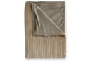 Herlag Wohndecke ELLA 140x200 cm Wendedecke Cord Fleece Braun Bild 2