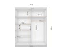 Deine Möbel 24 Schlafzimmer-Set HEAVEN MULTI 5-tlg. mit LED & Spiegeltüren Bild 4