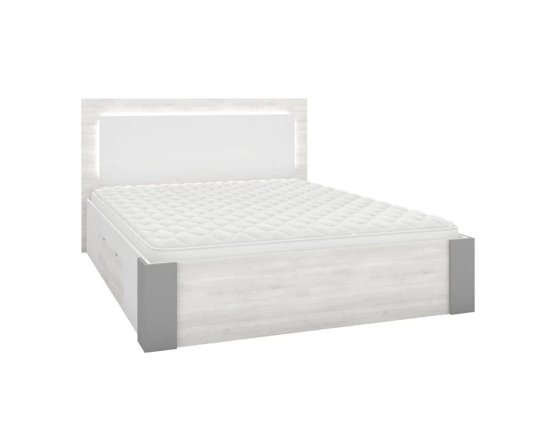 Deine Möbel 24 Schlafzimmer-Set HEAVEN MULTI 5-tlg. mit LED & Spiegeltüren - Bild 5