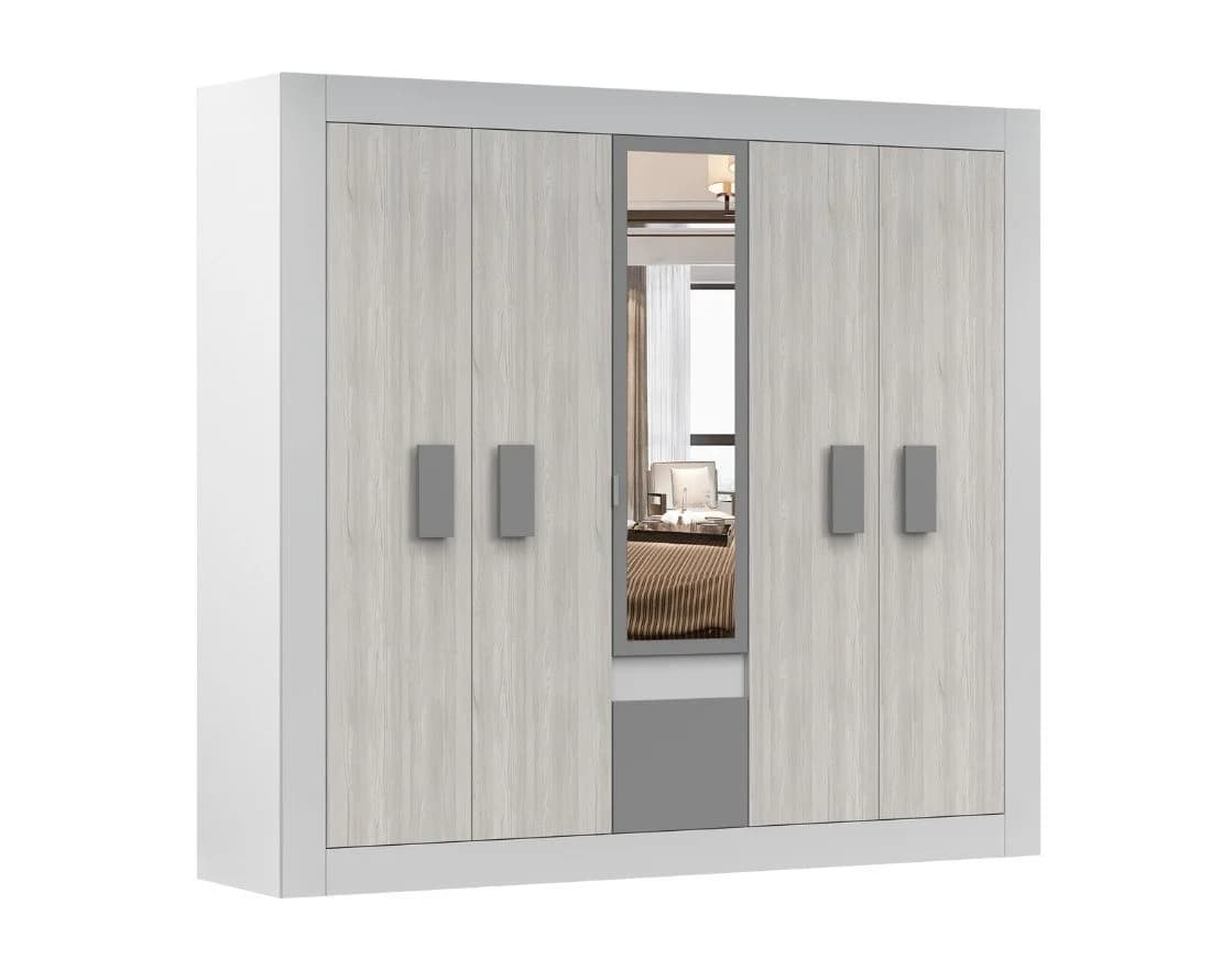 Deine Möbel 24 Schlafzimmer-Set HEAVEN II 5-tlg. Grau Modern - Bild 4