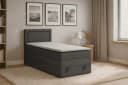 Deine Möbel 24 Boxspringbett NORA mit Bettkasten & Topper Bild 1