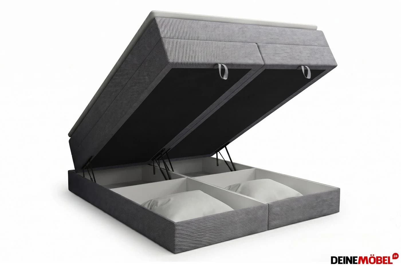 Deine Möbel 24 Boxspringbett DAVID mit Matratze H4 & Bettkasten - Bild 5