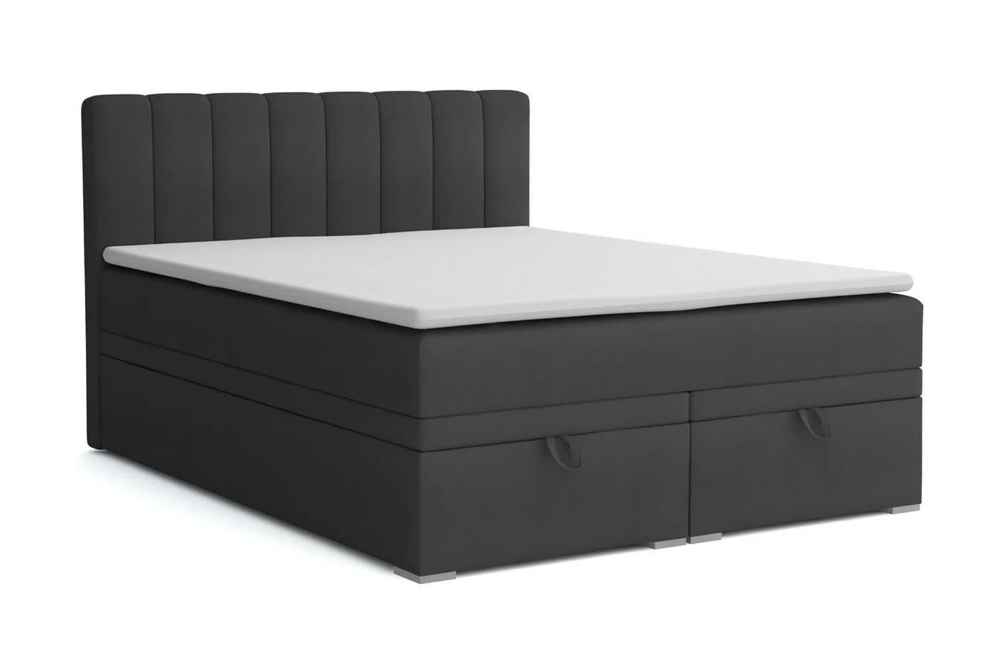 Deine Möbel 24 Boxspringbett DAVID mit Bettkasten & Matratze H4 - Bild 2