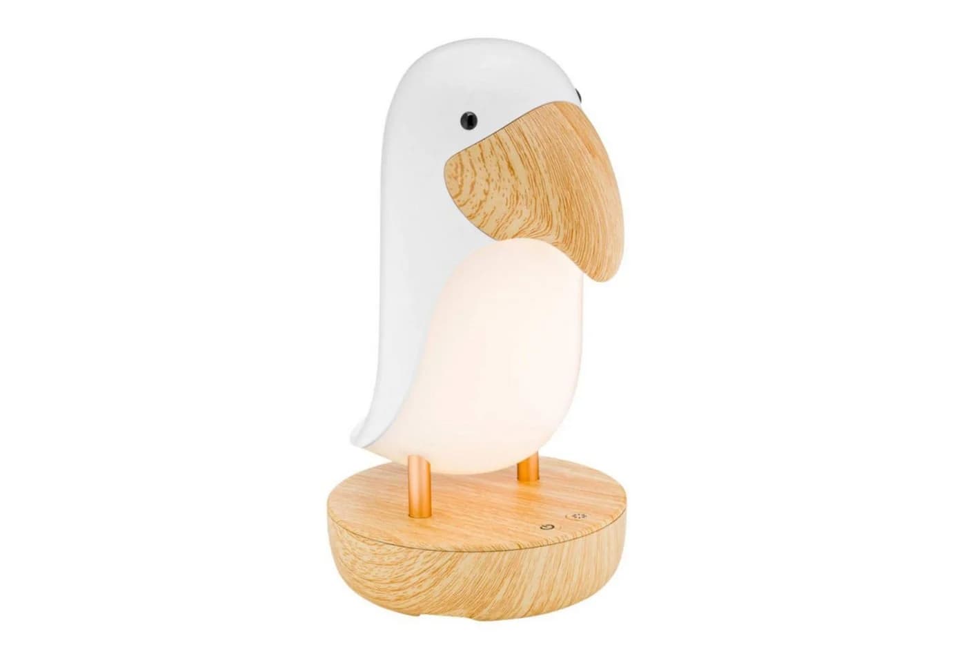 Rabbit & Friends LED Nachtlicht Vogel Lampe mit Lautsprecher Weiß - Bild 2
