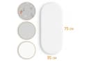Totsy Baby Spannbettlaken Set Kinderwagen mit wasserdichtem Matratzenschoner Bild 1
