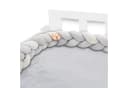 Totsy Baby Bettnestchen Bettschlange Grau Baumwolle Polyester Bild 1