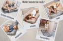 Totsy Baby Bodenkissen Beige/Weiß Sternchen Krabbeldecke Bild 5