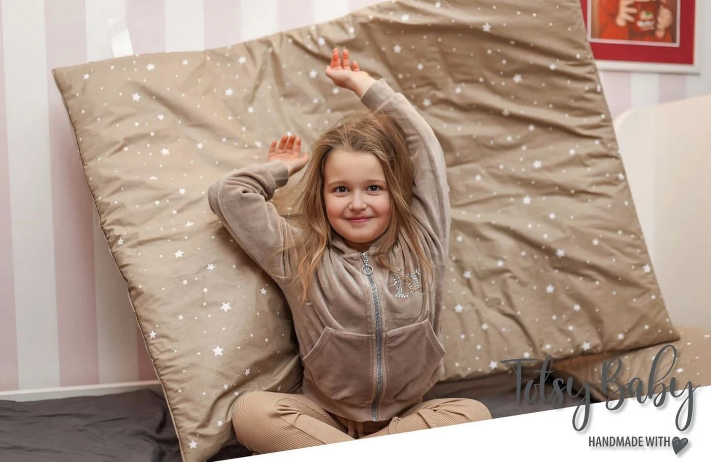 Amazinggirl Kinder-Bettset mit Giraffen-Motiv Baumwolle Polyester - Bild 4
