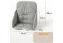 Totsy Baby Sitzverkleinerer Hochstuhl Beige/Weiß mit Sternen Bild 1