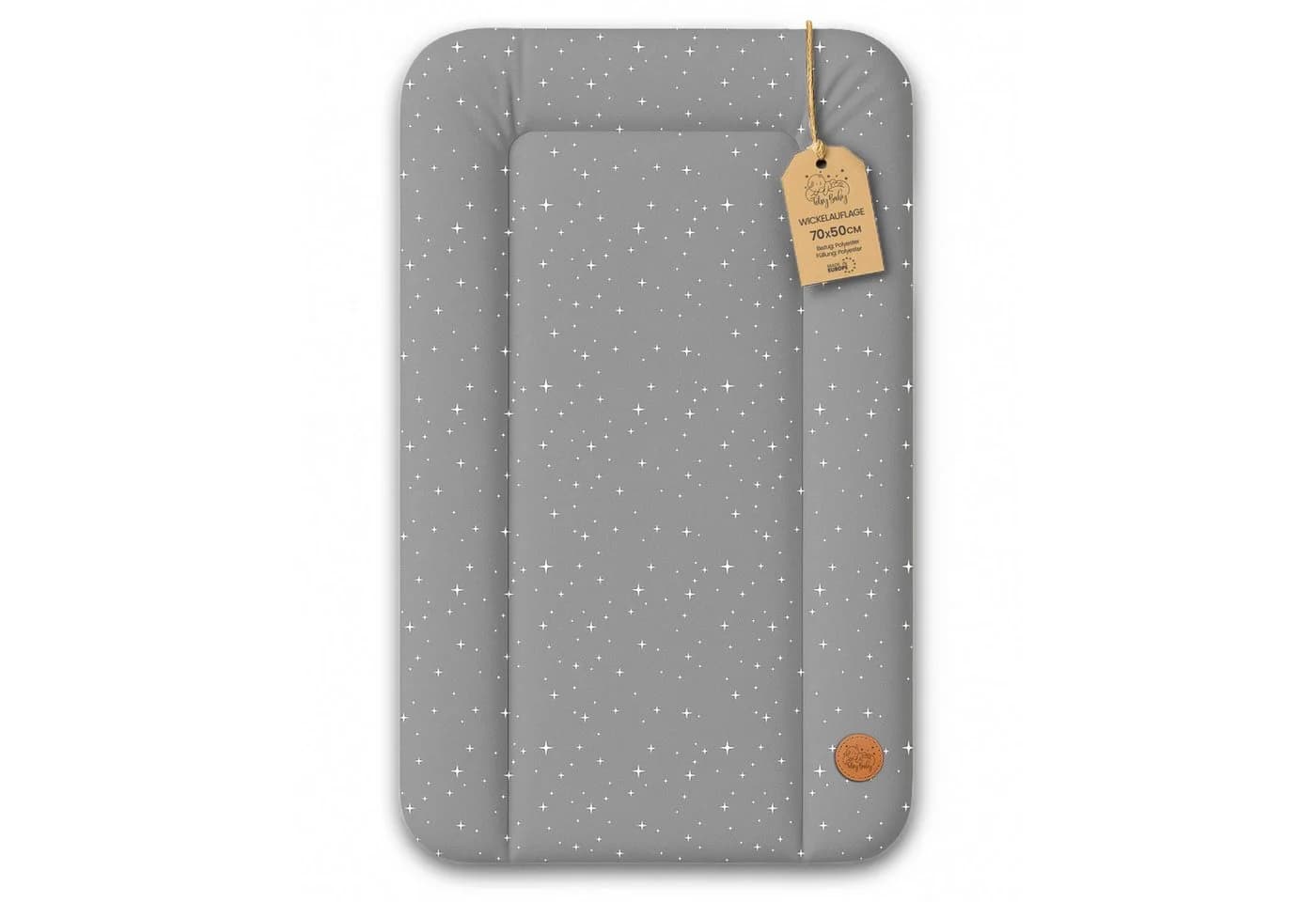 Totsy Baby Wickelauflage Grau Abwaschbar Wasserdicht Wickelmatte - Bild 2