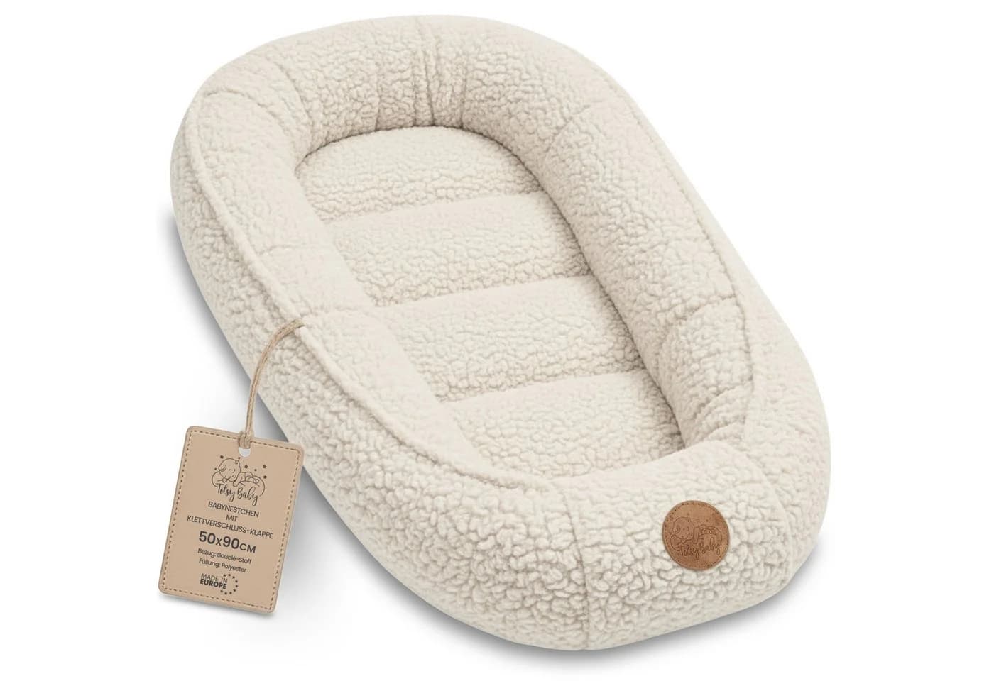 Totsy Baby Kuschelnest Beige - Babynestchen für Neugeborene - Bild 2