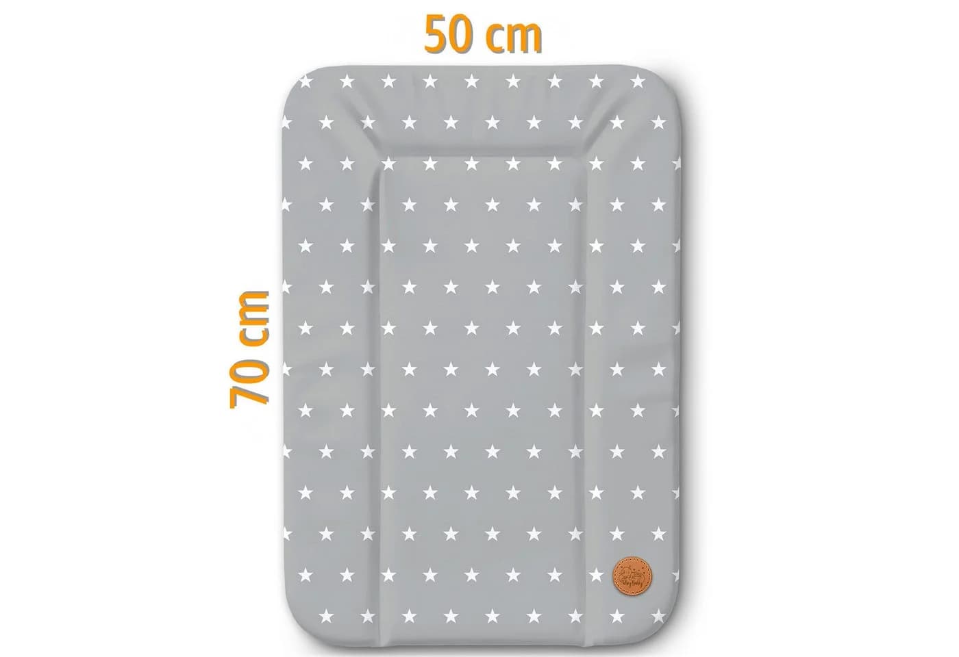 Totsy Baby Wickelauflage Grau Wasserdicht Abwaschbar Wickelmatte