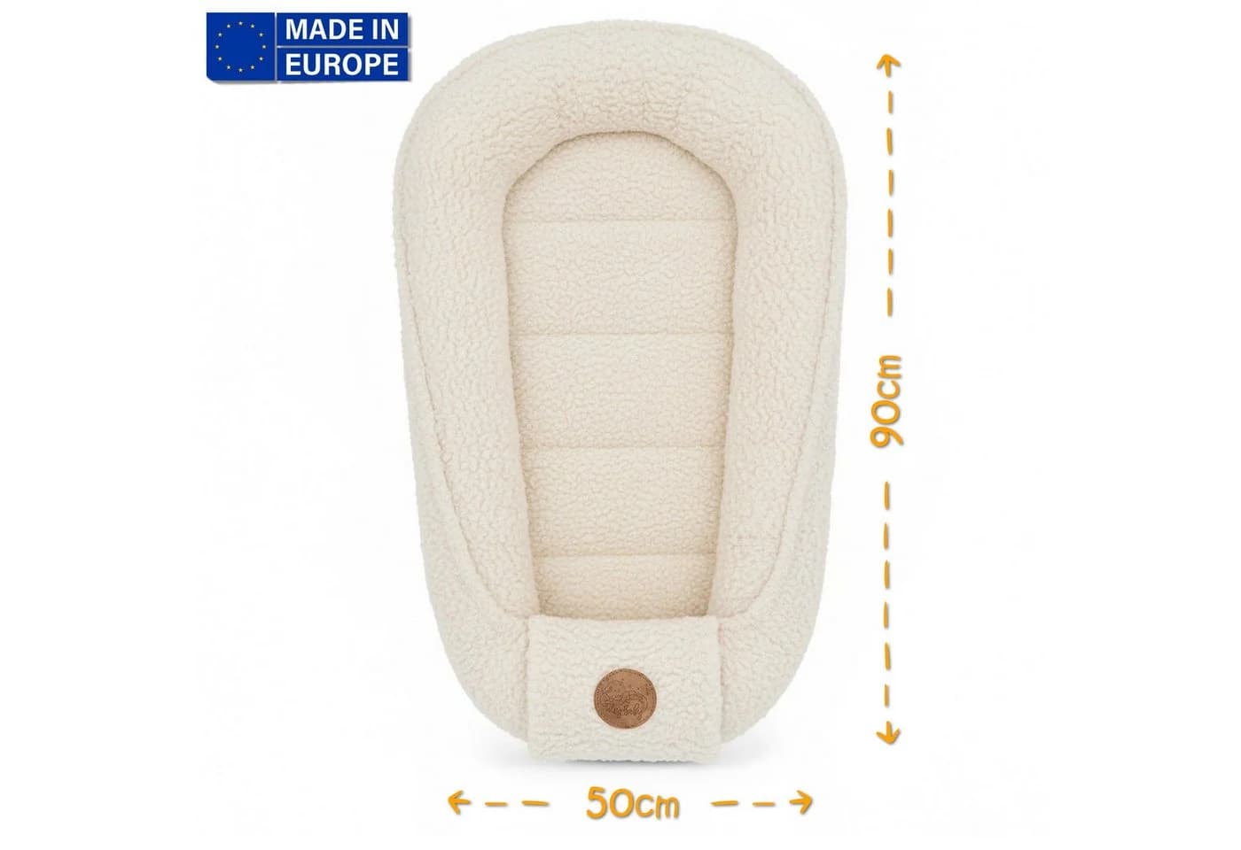 Totsy Baby Kuschelnest Grau - Babynestchen für Neugeborene