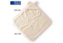 Totsy Baby Einschlagdecke Babyschale Bouclé Beige 90x90 cm Bild 1