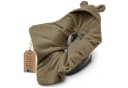 Totsy Baby Einschlagdecke Babyschale Bouclé Beige 90x90 cm Bild 2