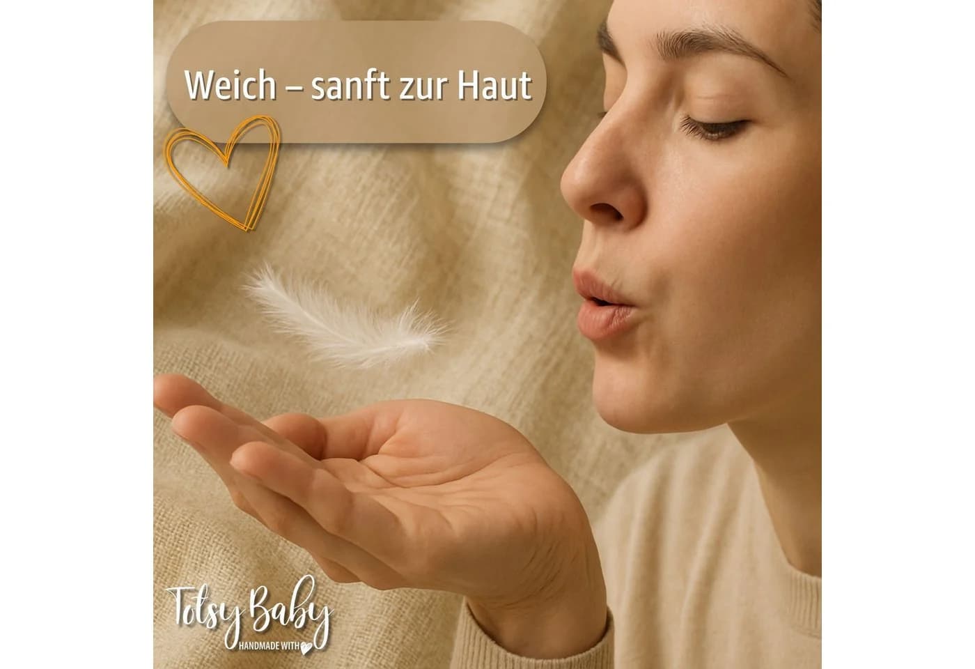 Totsy Baby Einschlagdecke Musselin Atmungsaktiv Grau - Bild 4
