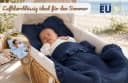 Totsy Baby Musselin Decke Set mit Kissen Beige Rüschen Bild 5