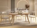 WFL GROUP Esstisch Avero ausziehbar rund Holzoptik Bild 4
