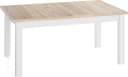 WFL GROUP Esstisch Lindberg ausziehbar weiß braun Holzoptik Bild 1