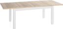 WFL GROUP Esstisch Lindberg ausziehbar weiß braun Holzoptik Bild 4
