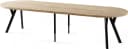 WFL GROUP Esstisch Twixy Ausziehbar Rund Industrial Schwarz Bild 1