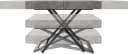 WFL GROUP Couchtisch Cavetta U höhenverstellbar ausziehbar Industrial Bild 4