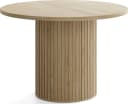 WFL GROUP Esstisch Norin Ausziehbar Oval Beige/Braun Bild 1