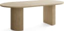 WFL GROUP Esstisch Norin Ausziehbar Oval Beige/Braun Bild 4