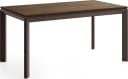 WFL GROUP Esstisch Elan Ausziehbar Braun Metallgestell Modern Bild 1