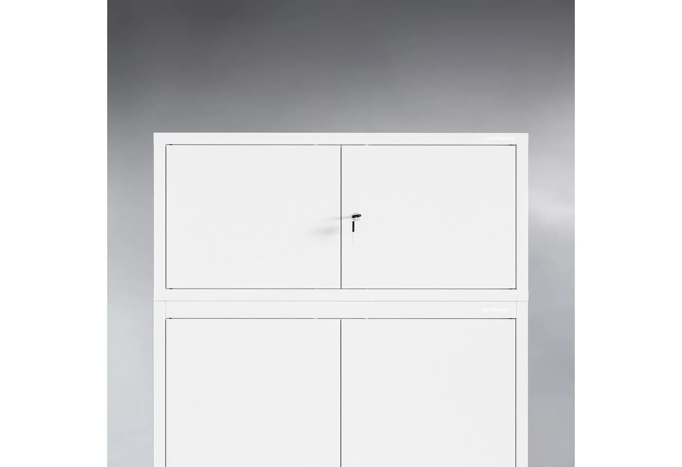 Jan Nowak Schrankaufsatz EWA Compact 80 cm Weiß abschließbar