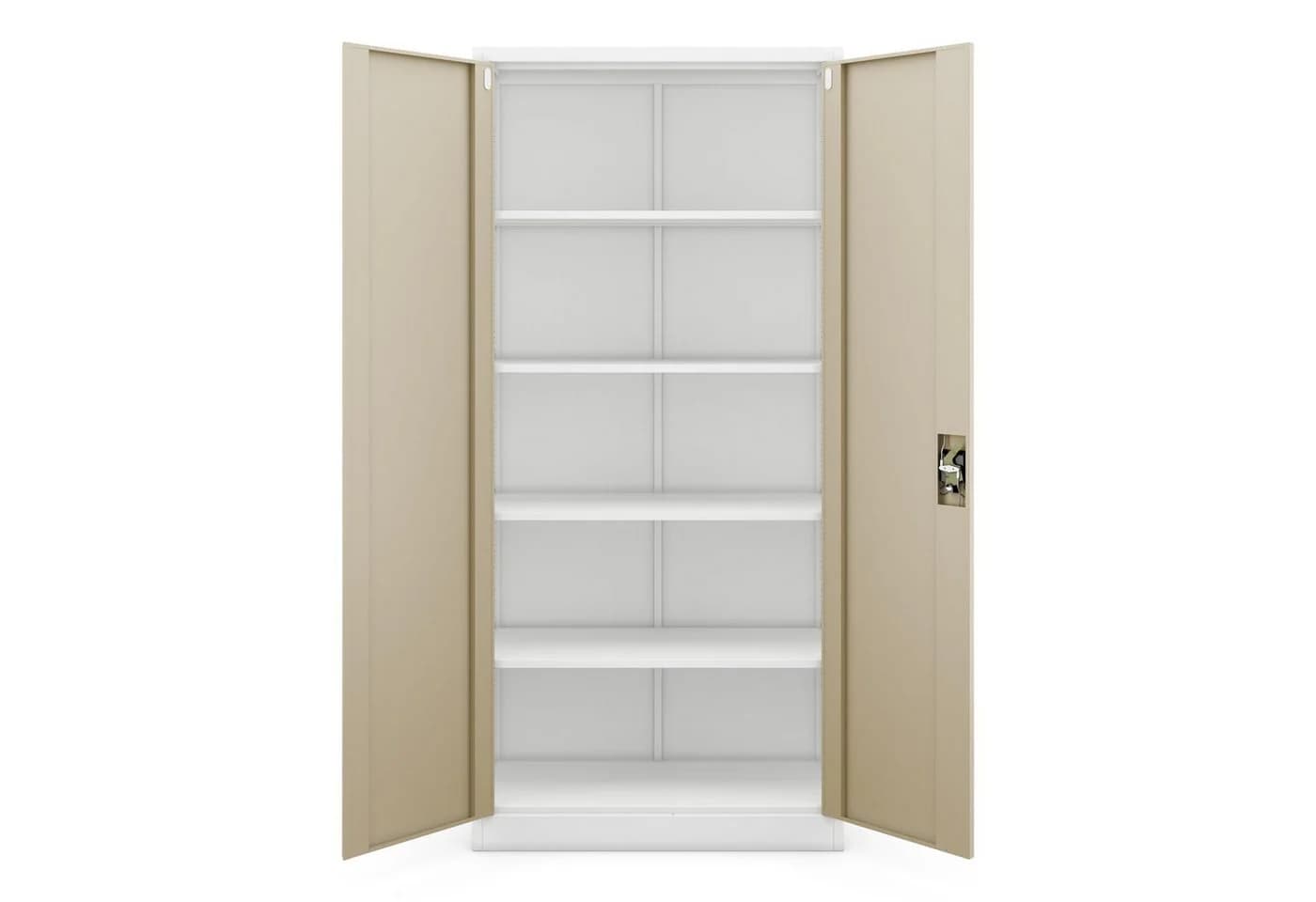 Jan Nowak Aktenschrank Metall 90x195x40 cm abschließbar mit 4 Böden - Bild 5